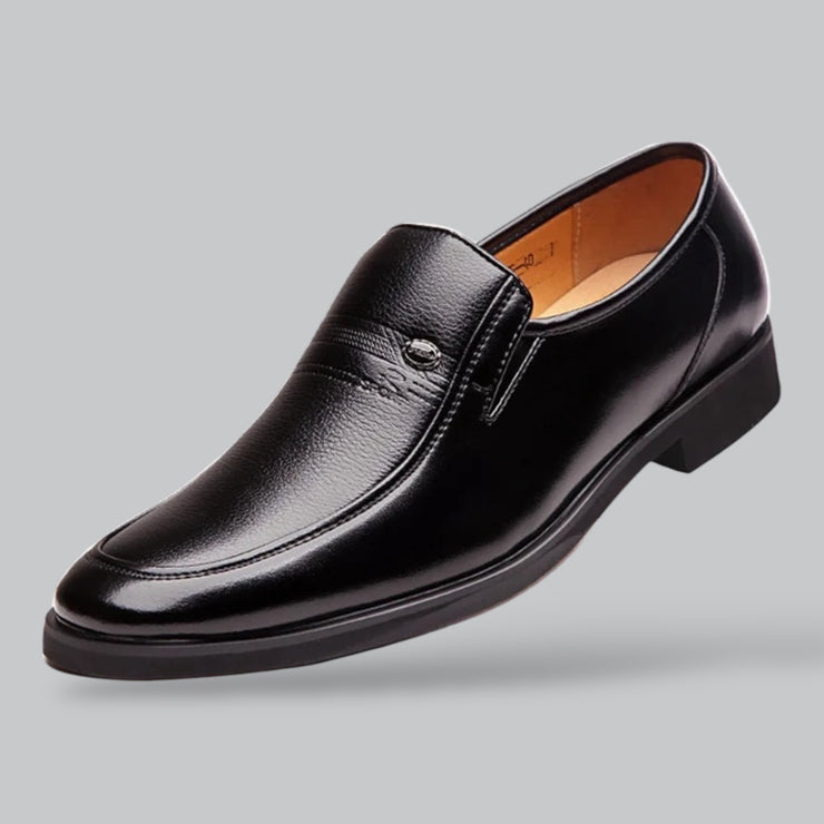 Harrison & Hawke | Leather Men’s Formal Shoes – Breathable Slip-On Design