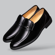 Harrison & Hawke | Leather Men’s Formal Shoes – Breathable Slip-On Design