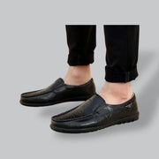 Harrison & Hawke | Leather Men’s Casual loafers | Breathable Slip-On Design