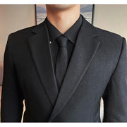 Fashion British Men Suit High Quality New Double Breasted  2 Piece Set for Groom Wedding Business Casual Formal Jacket and Pants